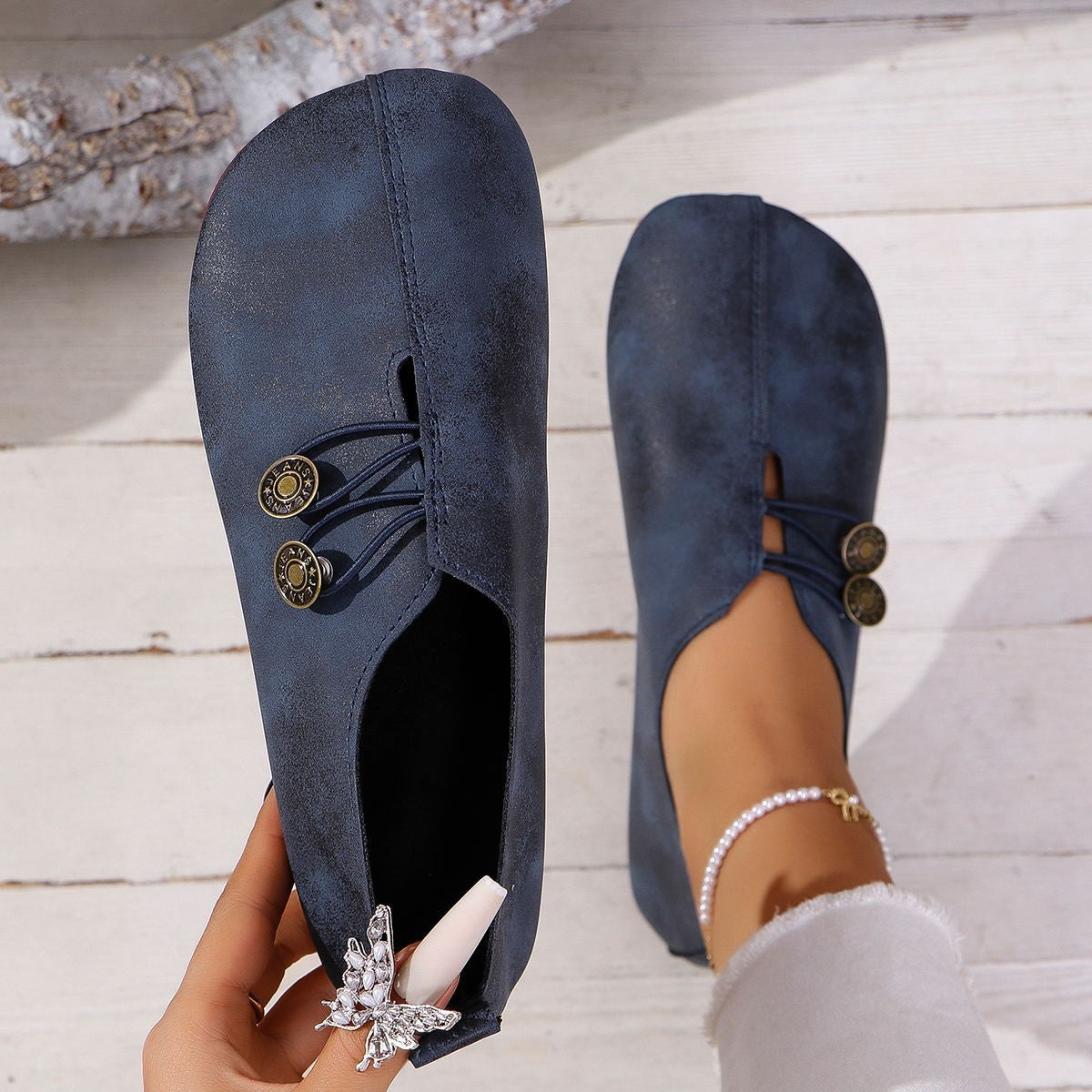 Women’s Square Toe Slip-On Sandals – Summer Fashion Soft Flat Comfort Shoes