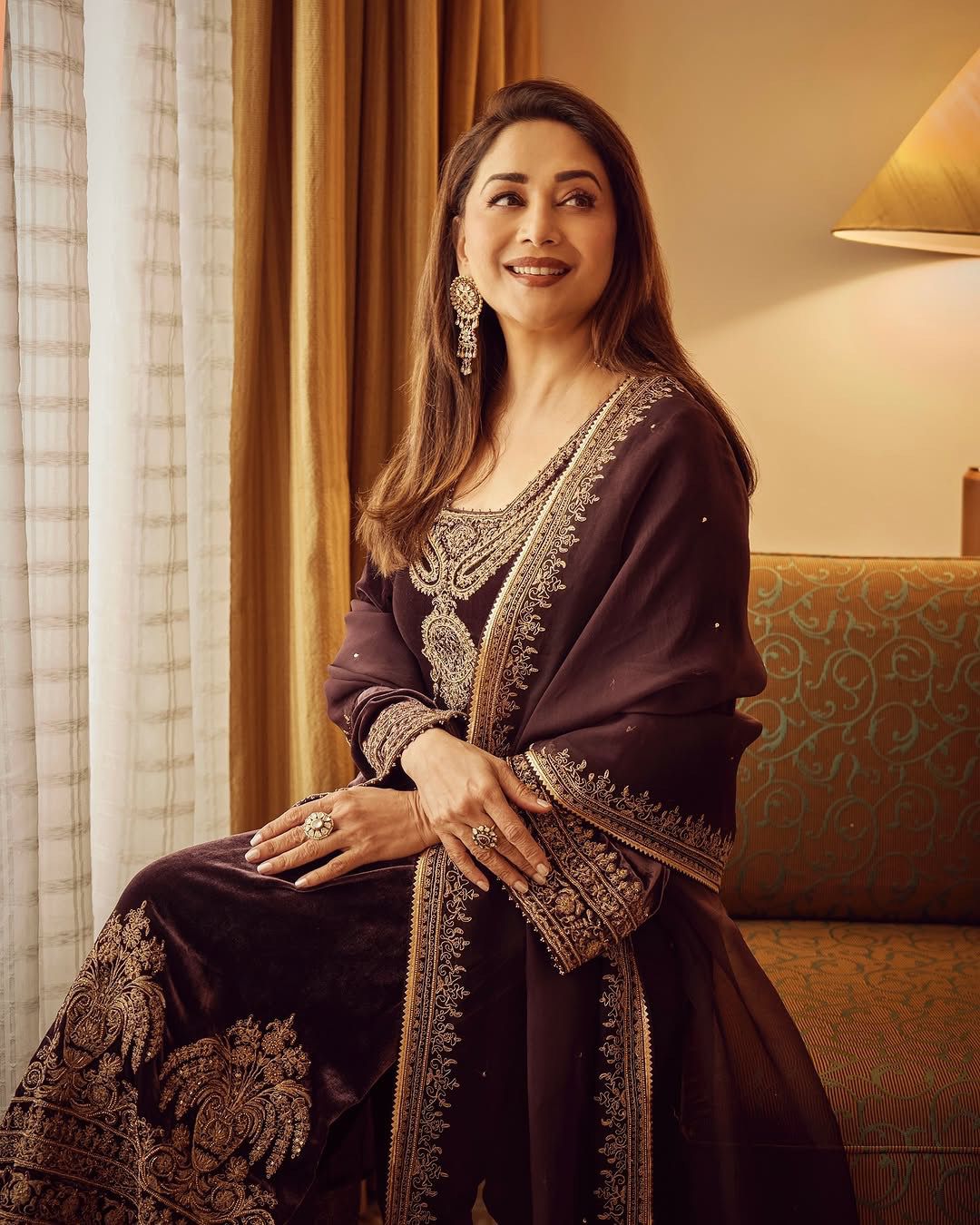 Presenting New Heavy Embroidery Sequence Work Top-Bottom And Dupatta Set Fully Stitched