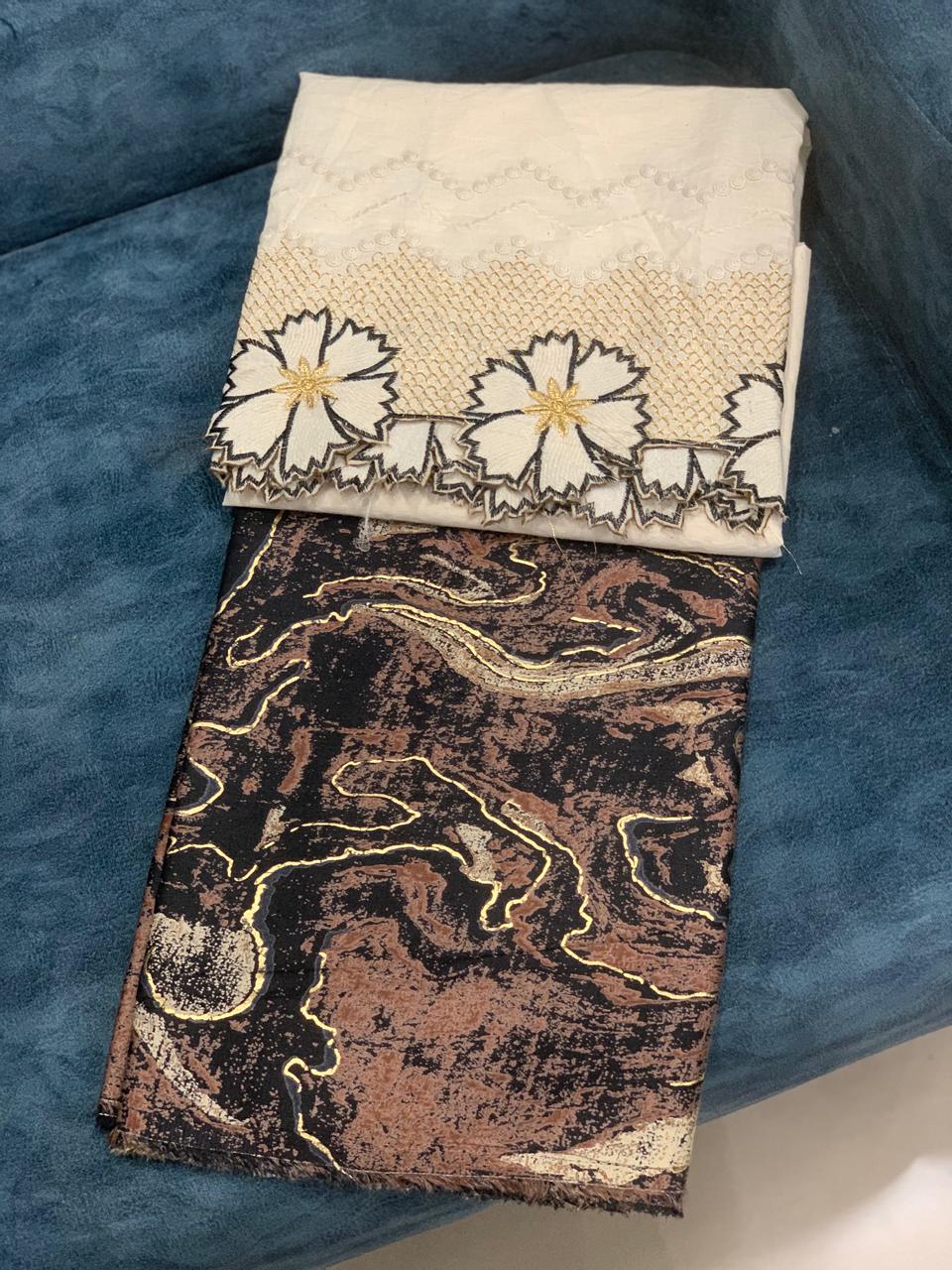 Premium Quality Cotton Suit with Amazing Art Work