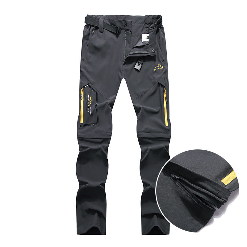 Multifunctional Detachable Outdoor Trousers – Casual Convertible Pants for Men & Women, Hiking & Travel Wear