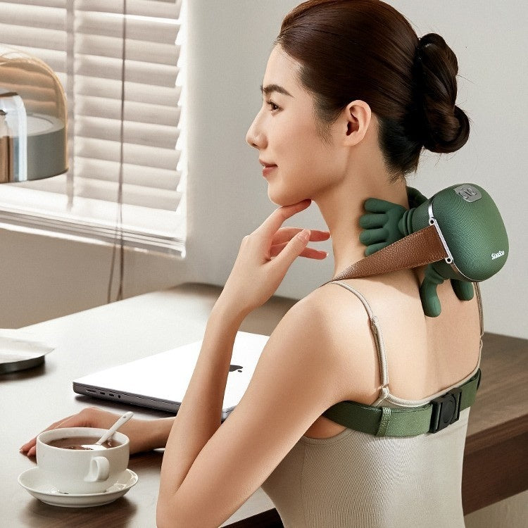 Wireless Electric Neck & Shoulder Muscle Massager – Portable Back Kneading Massage Shawl, Relaxation & Pain Relief Device