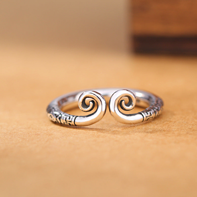 Charm Vintage Ring – Westward Journey Inspired Adjustable Statement Jewelry