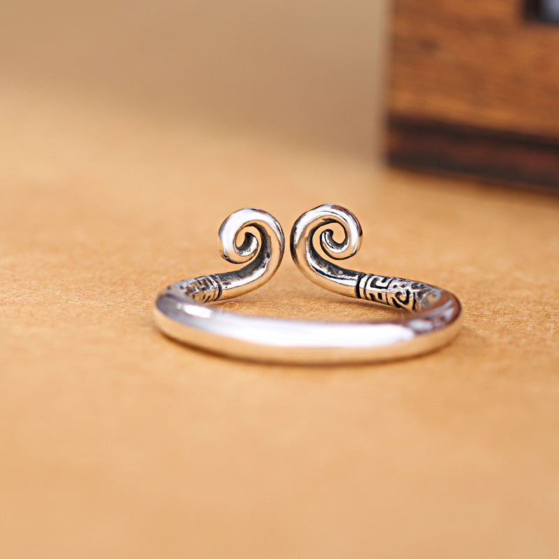 Charm Vintage Ring – Westward Journey Inspired Adjustable Statement Jewelry