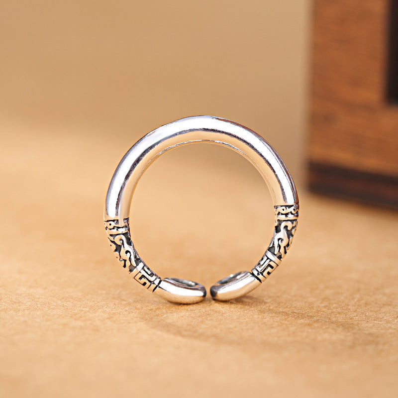 Charm Vintage Ring – Westward Journey Inspired Adjustable Statement Jewelry