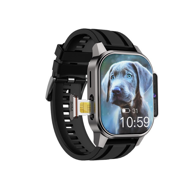 Android Card Full Netcom Smart Watch – 4G LTE Global Connectivity, SIM, WiFi & GPS Enabled Multifunctional Watch