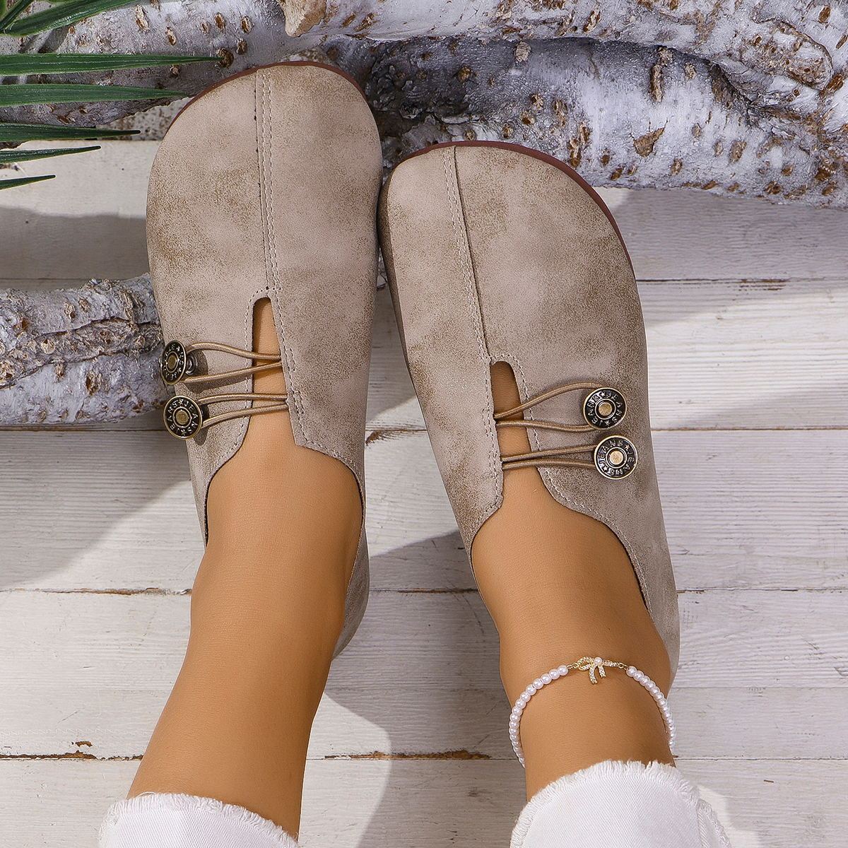 Women’s Square Toe Slip-On Sandals – Summer Fashion Soft Flat Comfort Shoes