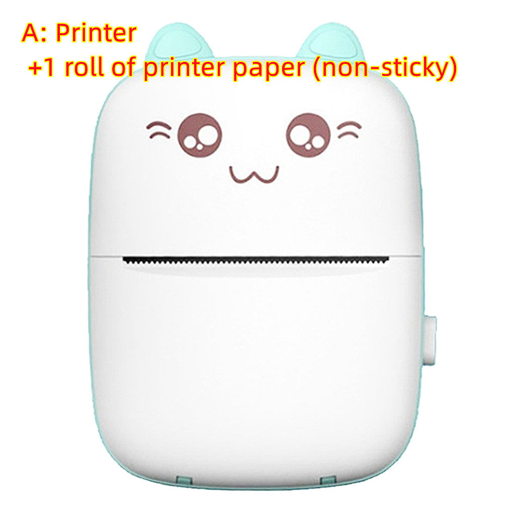 Mini Portable Bluetooth & WiFi Printer – Pocket Photo, Note & Error Label Printer for Mobile, Student Hot Print