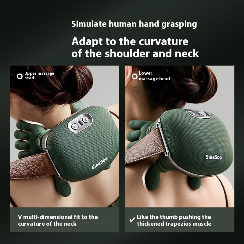 Wireless Electric Neck & Shoulder Muscle Massager – Portable Back Kneading Massage Shawl, Relaxation & Pain Relief Device