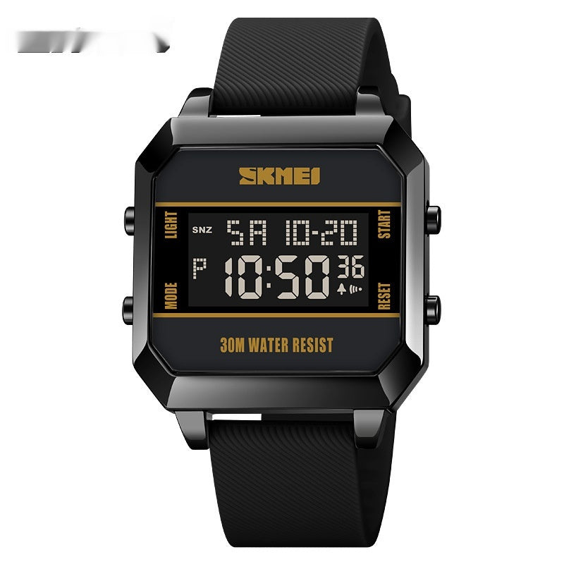 Men’s Multifunctional Sports Watch – Waterproof Chronograph with Stopwatch, Student-Friendly Digital Wristwatch