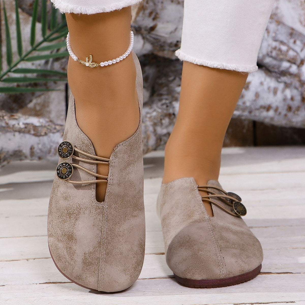 Women’s Square Toe Slip-On Sandals – Summer Fashion Soft Flat Comfort Shoes
