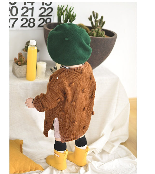 Baby Girl Sweater – Soft Knit Pullover for Infants & Toddlers