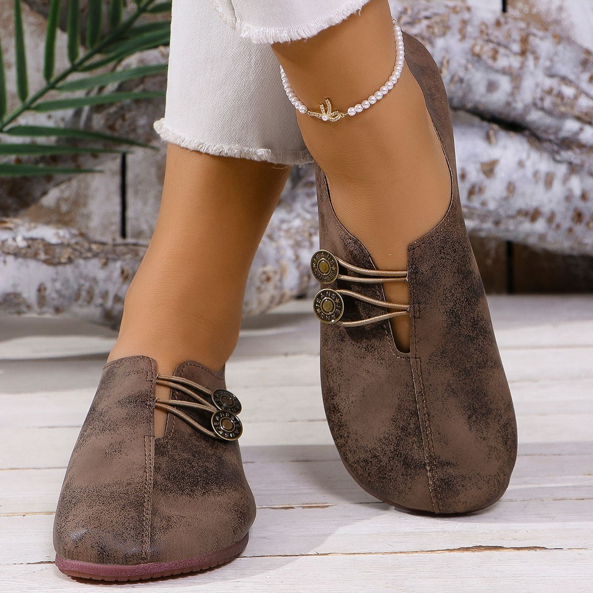 Women’s Square Toe Slip-On Sandals – Summer Fashion Soft Flat Comfort Shoes