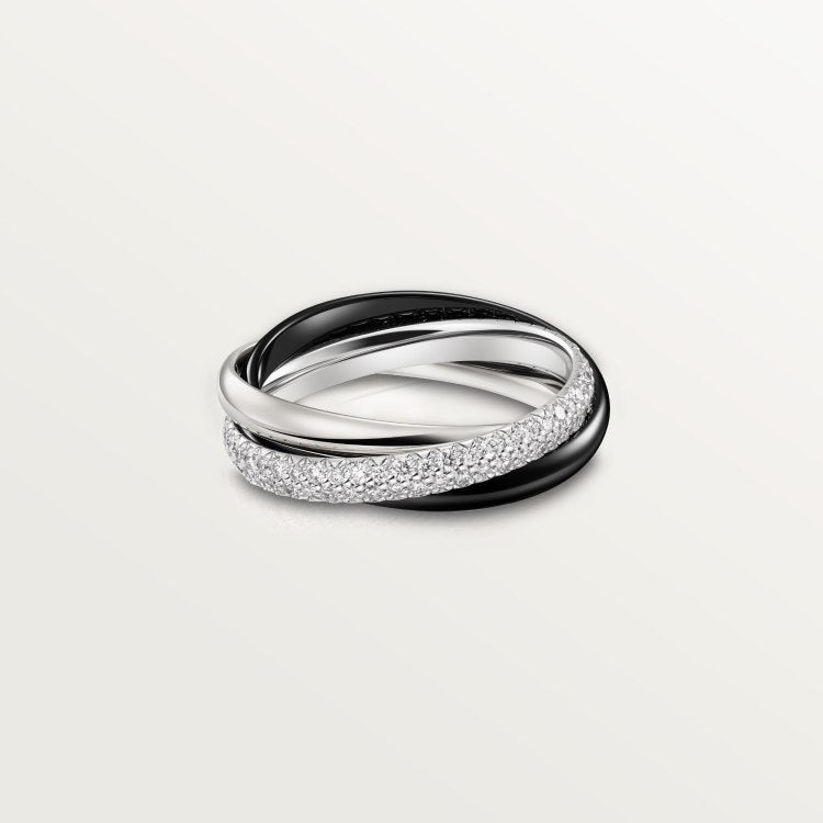 Three Full Diamond Couple Rings