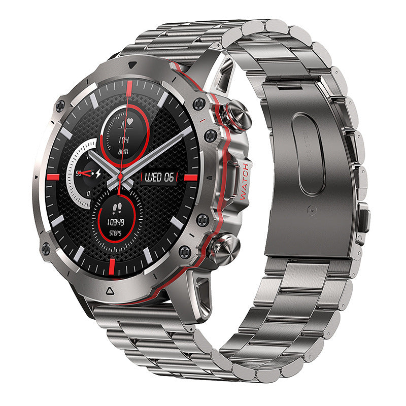 New Outdoor AK56 Bluetooth Calling Smart Watch – Waterproof Fitness Tracker with AMOLED Display