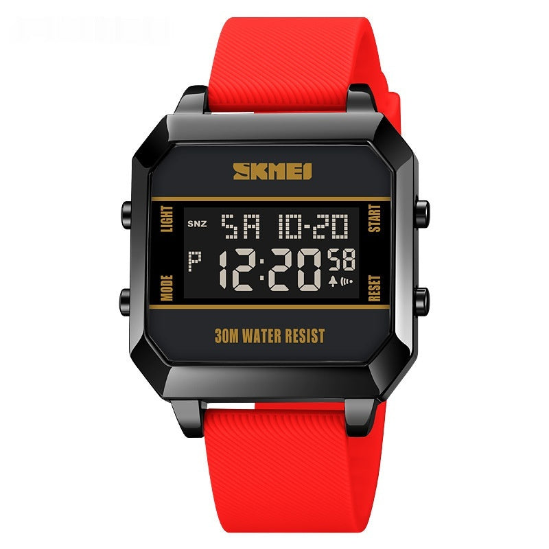 Men’s Multifunctional Sports Watch – Waterproof Chronograph with Stopwatch, Student-Friendly Digital Wristwatch