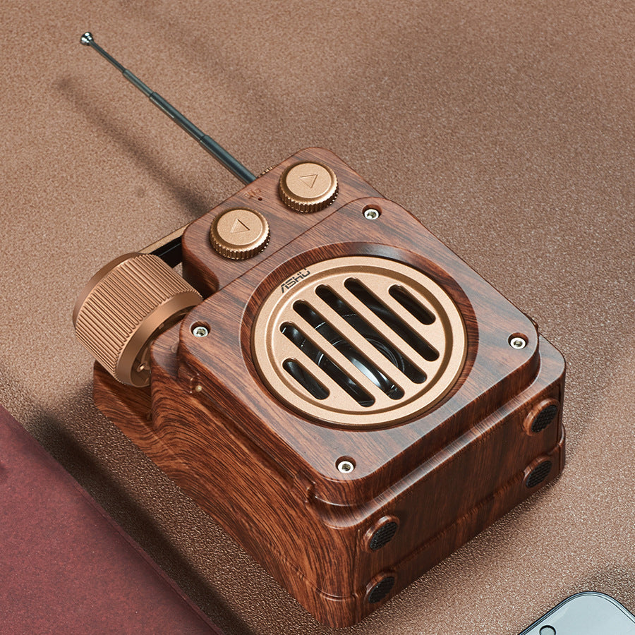 Retro Lightweight Compact Wireless Bluetooth Speaker