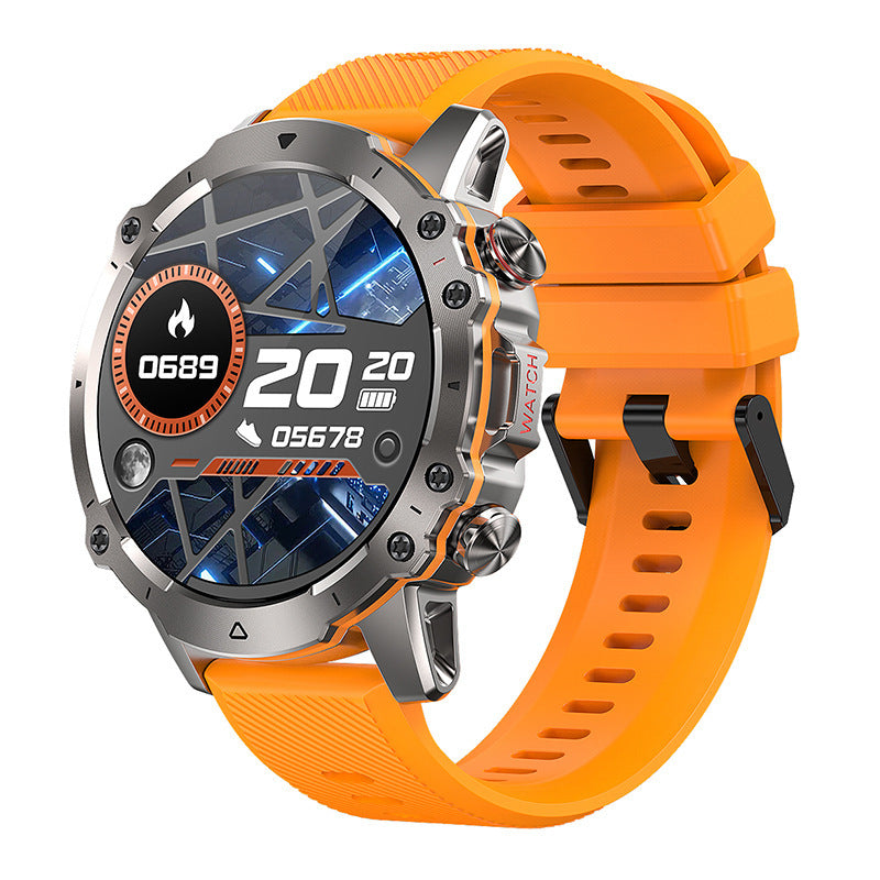 New Outdoor AK56 Bluetooth Calling Smart Watch – Waterproof Fitness Tracker with AMOLED Display