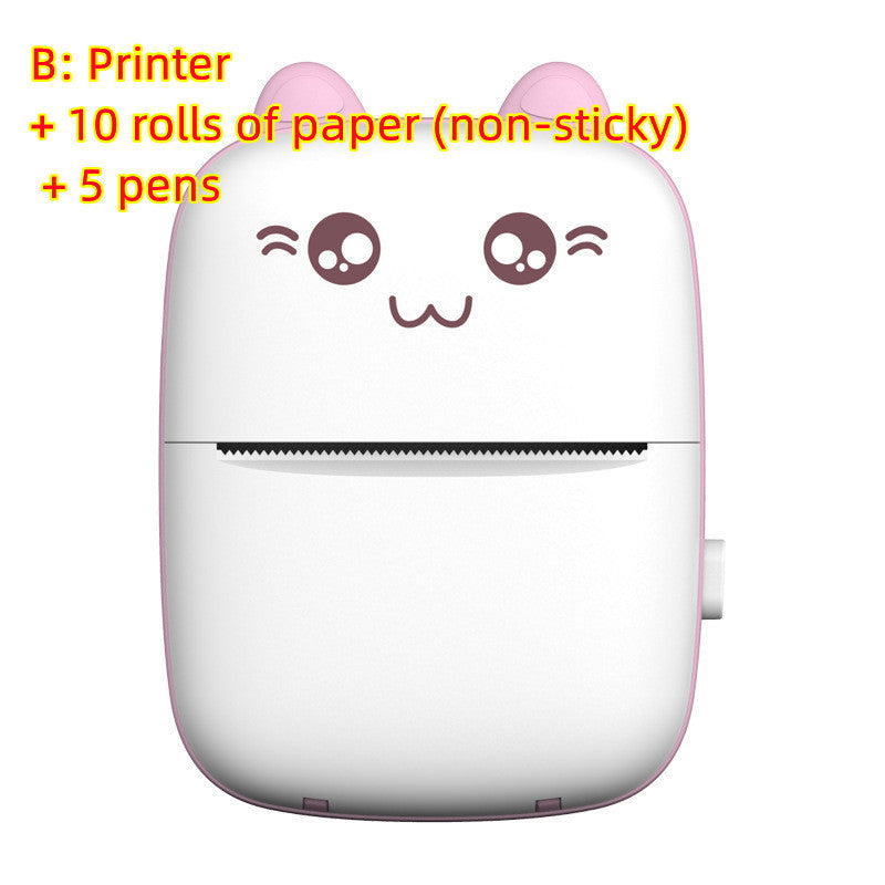 Mini Portable Bluetooth & WiFi Printer – Pocket Photo, Note & Error Label Printer for Mobile, Student Hot Print
