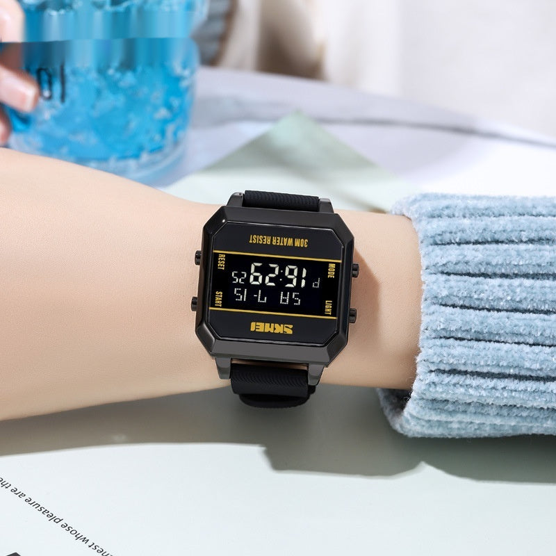 Men’s Multifunctional Sports Watch – Waterproof Chronograph with Stopwatch, Student-Friendly Digital Wristwatch