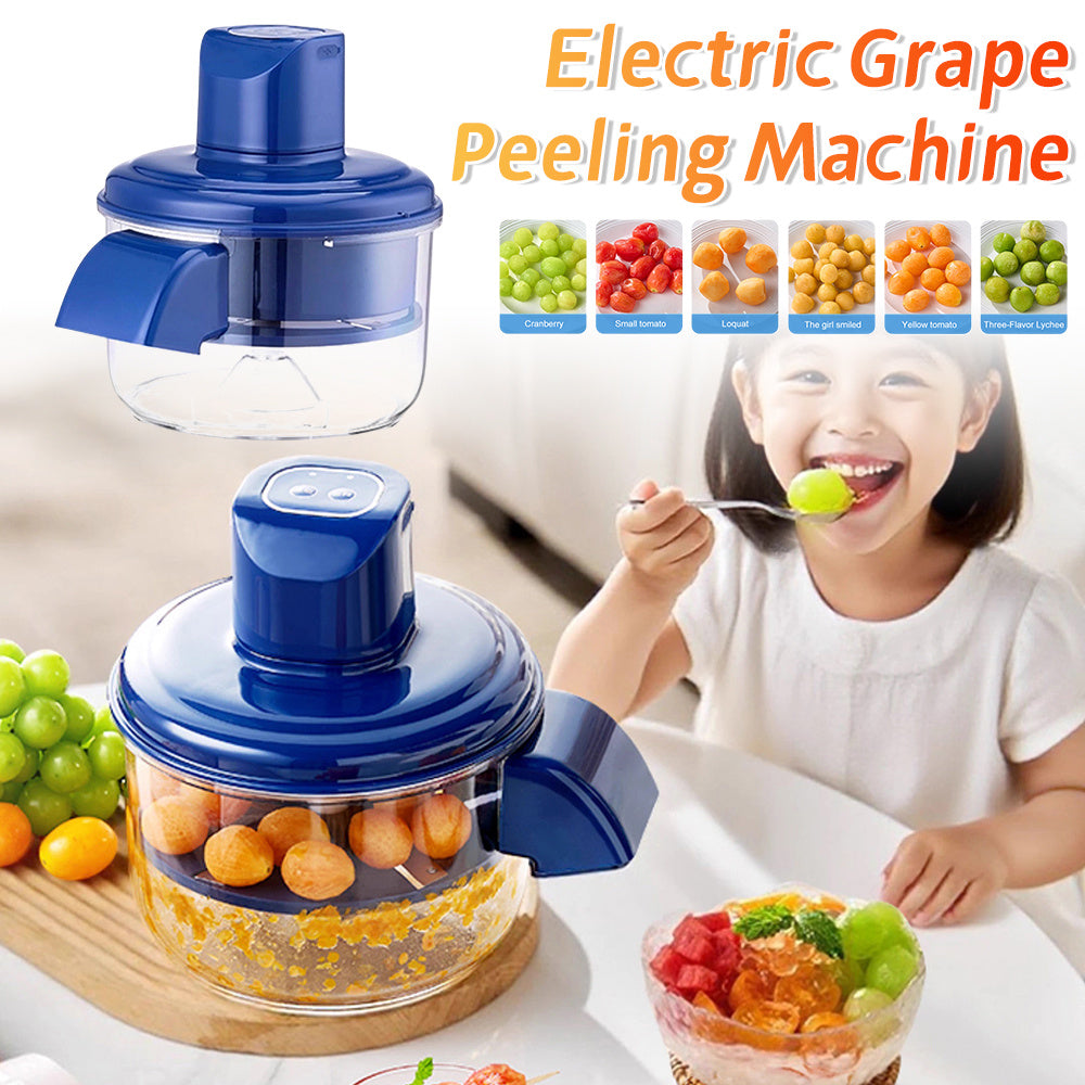 Automatic Electric Grape Peeler – Rechargeable Hands-Free Fruit Skin Remover, Home Kitchen Gadget