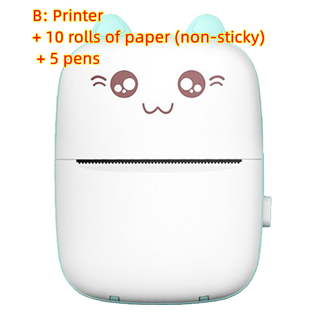 Mini Portable Bluetooth & WiFi Printer – Pocket Photo, Note & Error Label Printer for Mobile, Student Hot Print