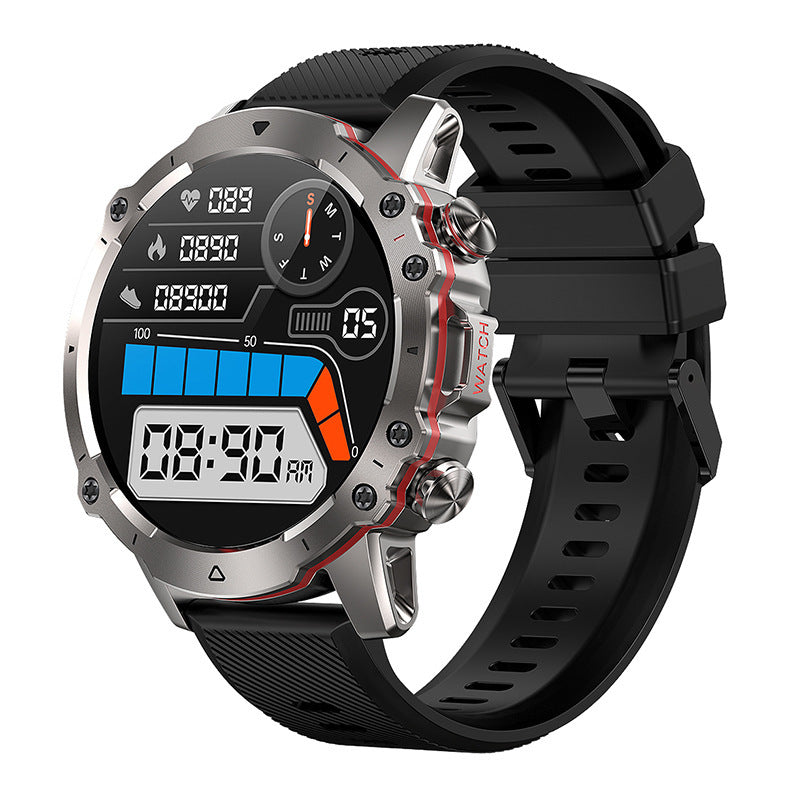 New Outdoor AK56 Bluetooth Calling Smart Watch – Waterproof Fitness Tracker with AMOLED Display