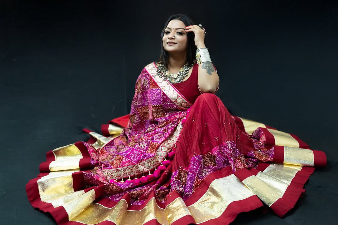 PRESENTING NEW *NAVRATRI SPECIAL* DESIGNER PRINTED LAHENGA CHOLI