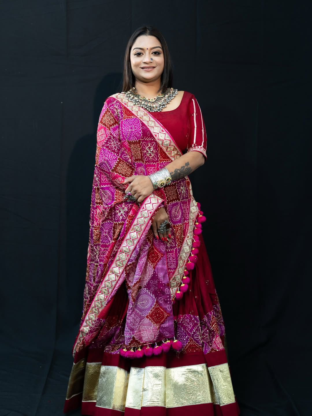 PRESENTING NEW *NAVRATRI SPECIAL* DESIGNER PRINTED LAHENGA CHOLI