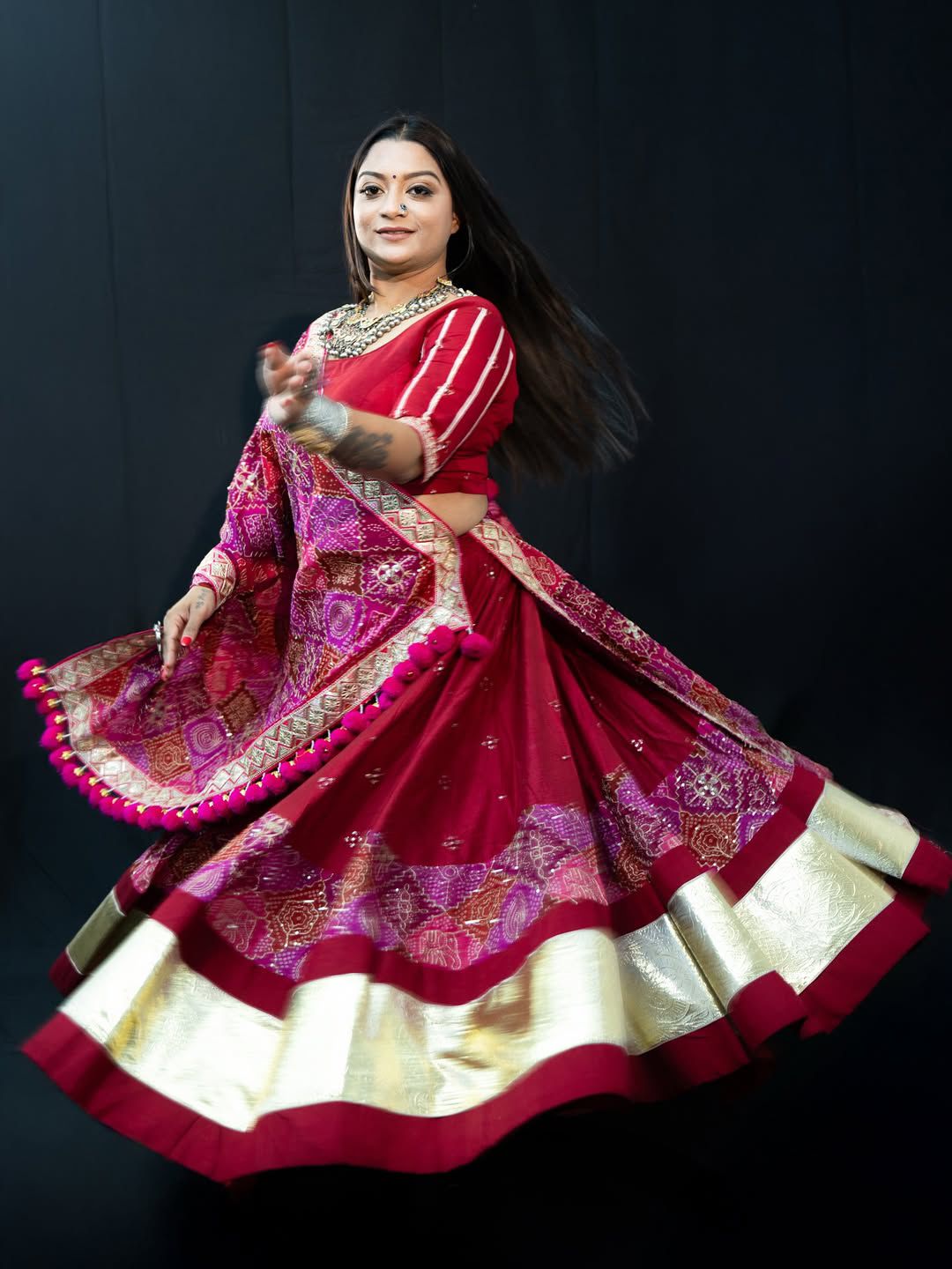 PRESENTING NEW *NAVRATRI SPECIAL* DESIGNER PRINTED LAHENGA CHOLI