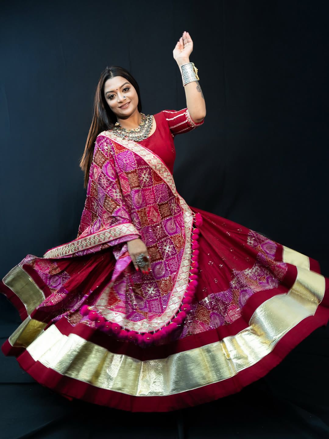 PRESENTING NEW *NAVRATRI SPECIAL* DESIGNER PRINTED LAHENGA CHOLI