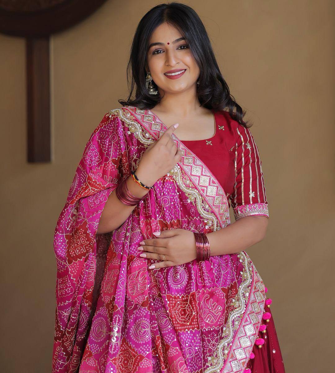 PRESENTING NEW *NAVRATRI SPECIAL* DESIGNER PRINTED LAHENGA CHOLI