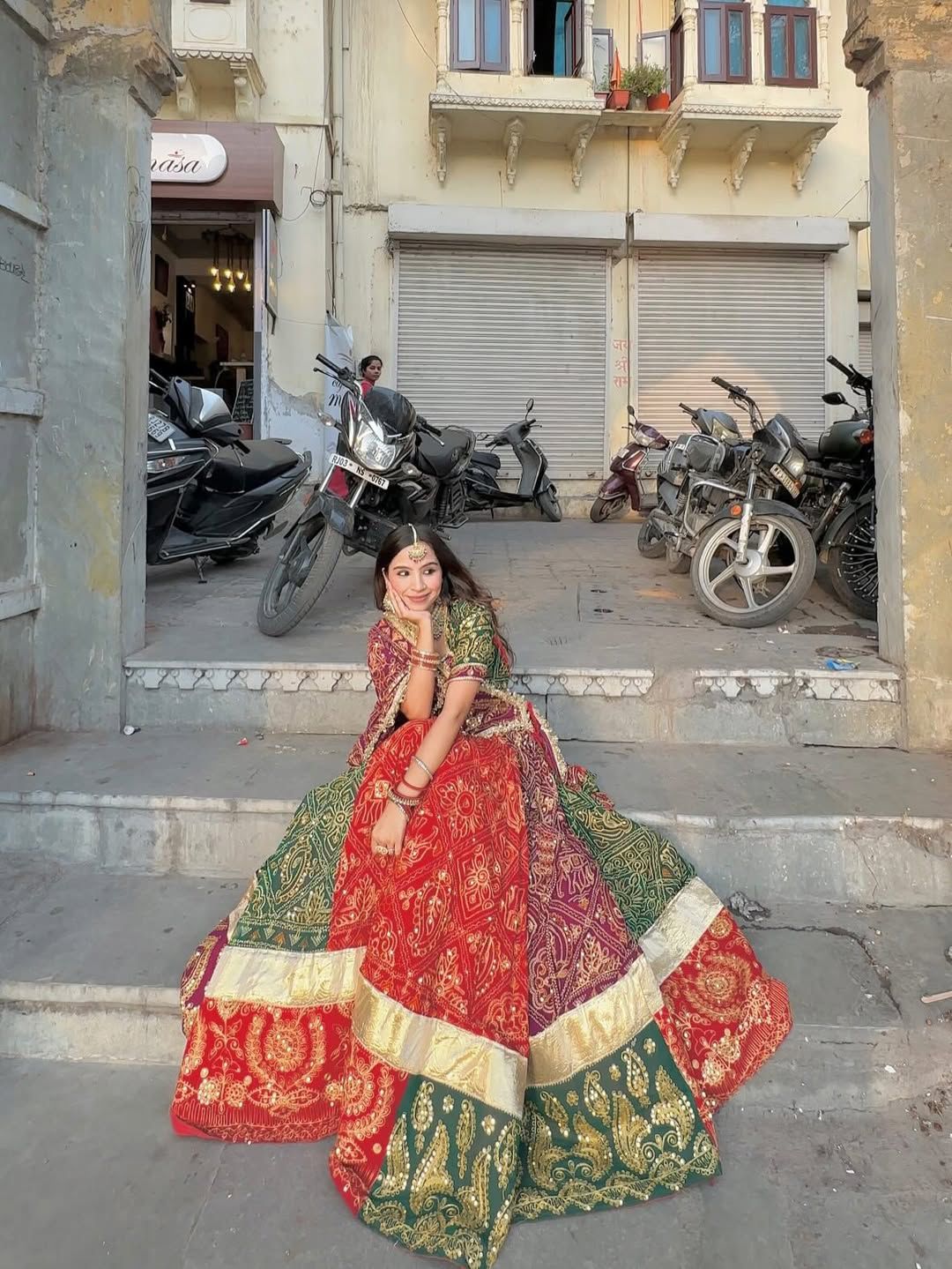 PRESENTING NEW *NAVRATRI SPECIAL* DESIGNER PRINTED LAHENGA CHOLI