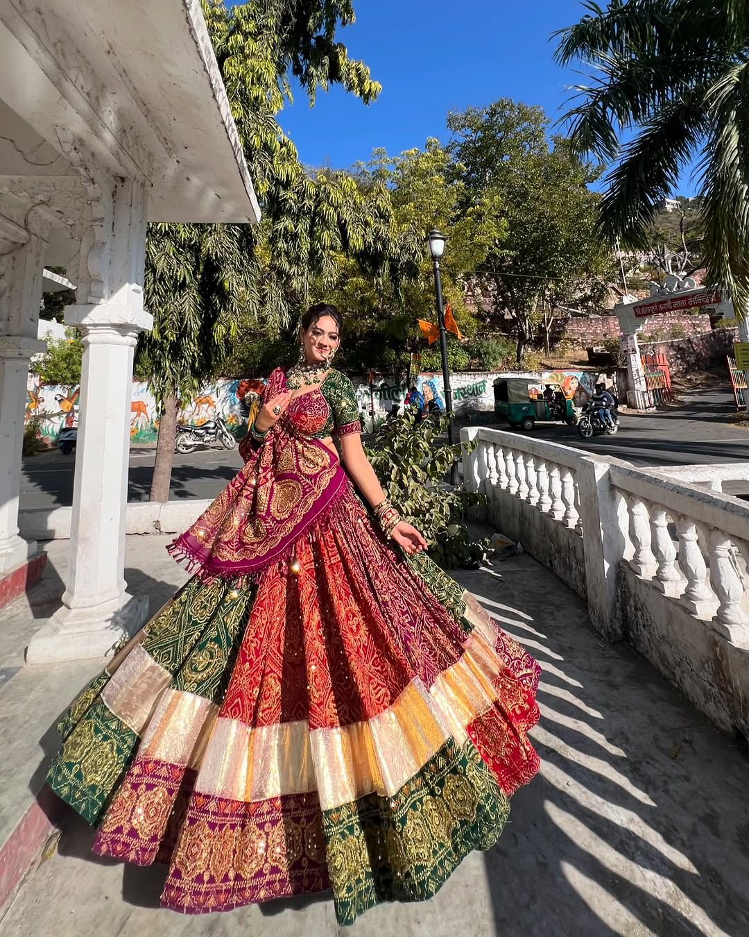 PRESENTING NEW *NAVRATRI SPECIAL* DESIGNER PRINTED LAHENGA CHOLI