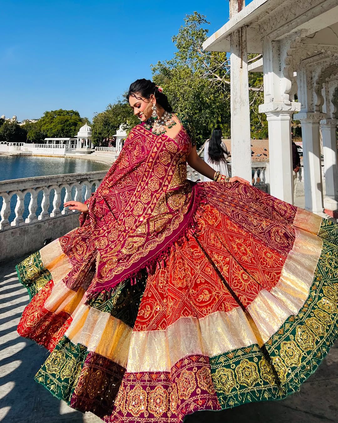 PRESENTING NEW *NAVRATRI SPECIAL* DESIGNER PRINTED LAHENGA CHOLI