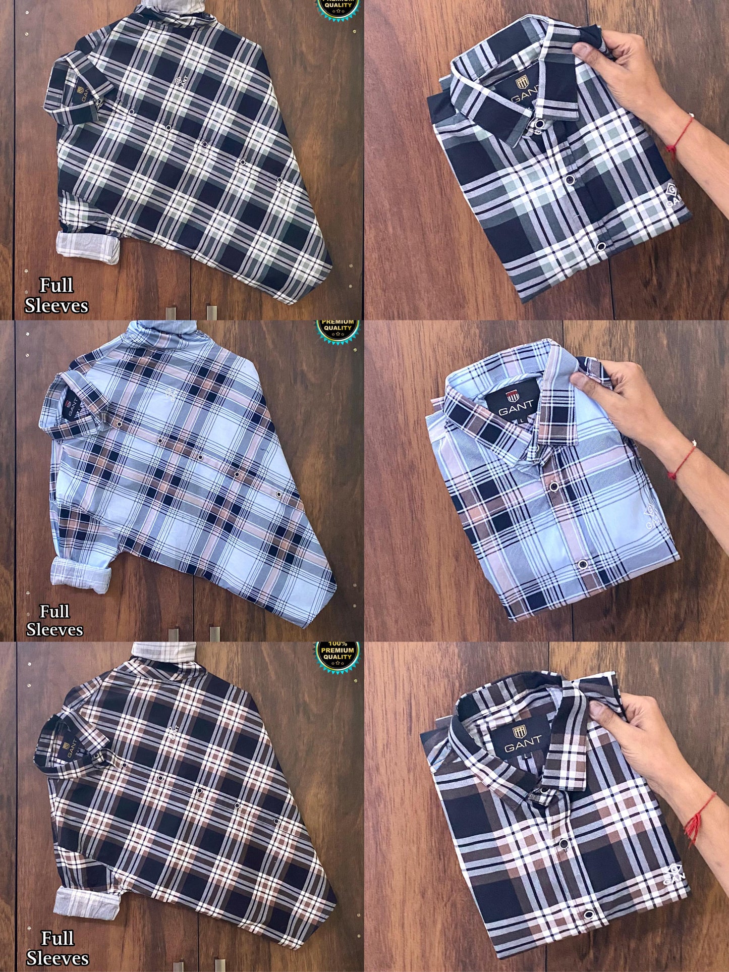 GANT Premium Shirts – Full Sleeves, Proper Fit, Branded Quality