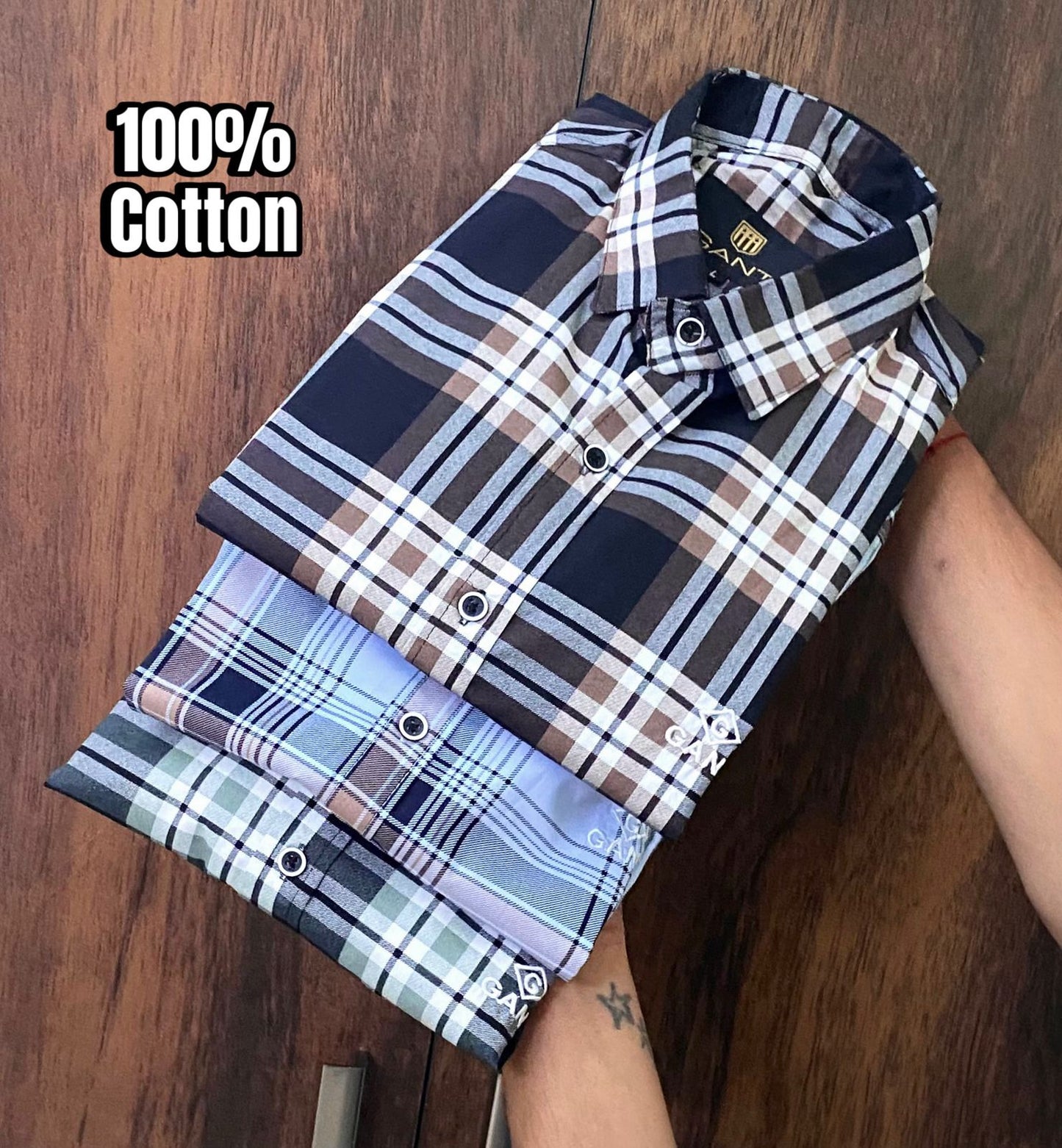 GANT Premium Shirts – Full Sleeves, Proper Fit, Branded Quality