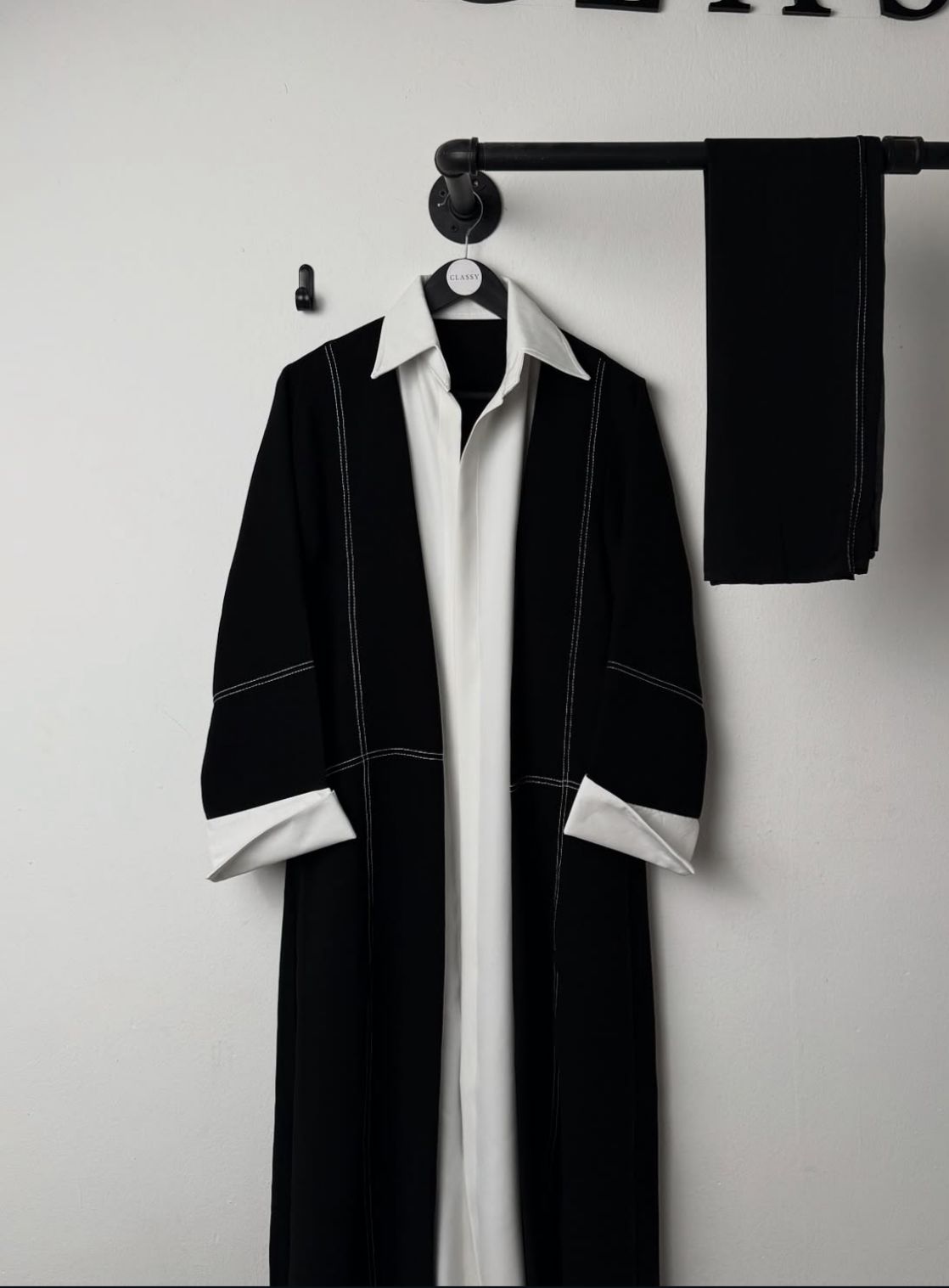 Traditional Pinterest Abaya for Women – Imported Nida Fabric – Classy College Wear with Free Black Stole