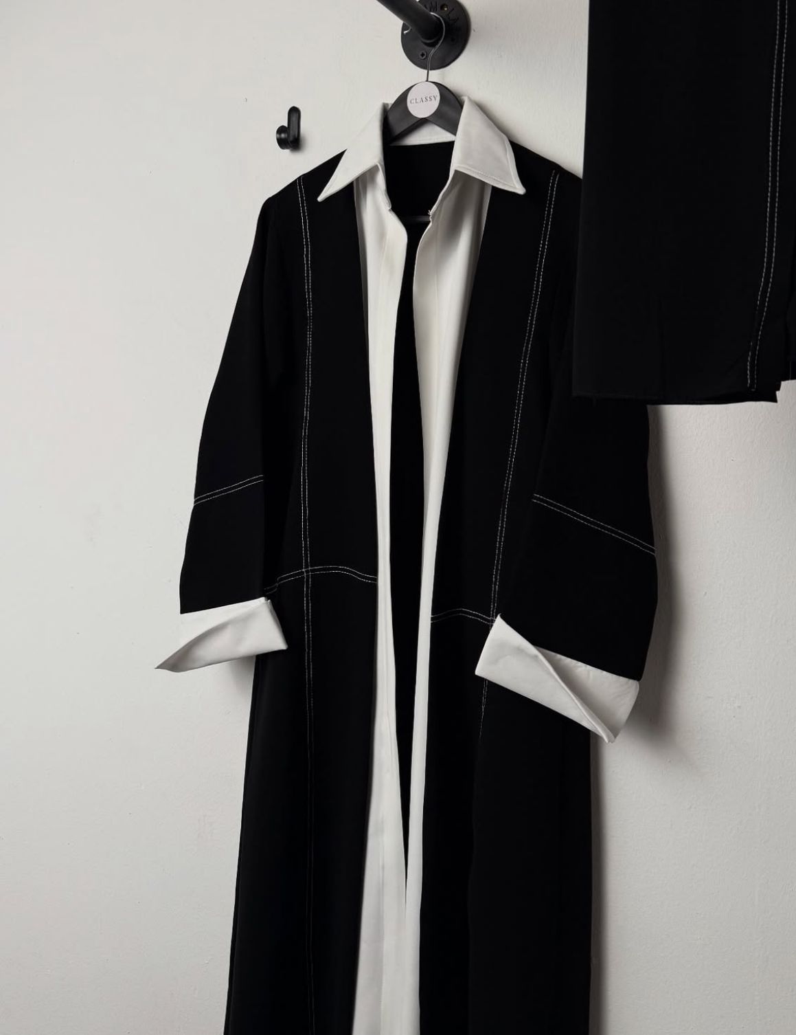 Traditional Pinterest Abaya for Women – Imported Nida Fabric – Classy College Wear with Free Black Stole