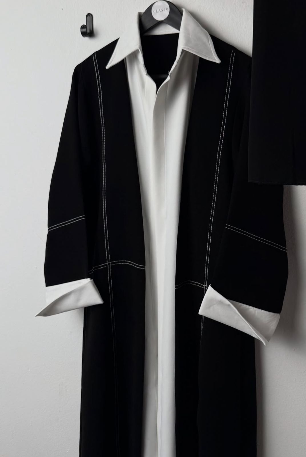 Traditional Pinterest Abaya for Women – Imported Nida Fabric – Classy College Wear with Free Black Stole