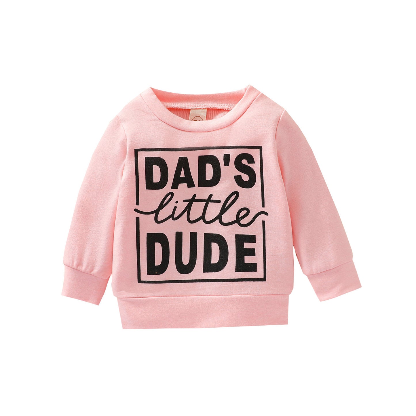 Boys Grey Letter Sweatshirt Top – Casual Polyester Pullover for Kids