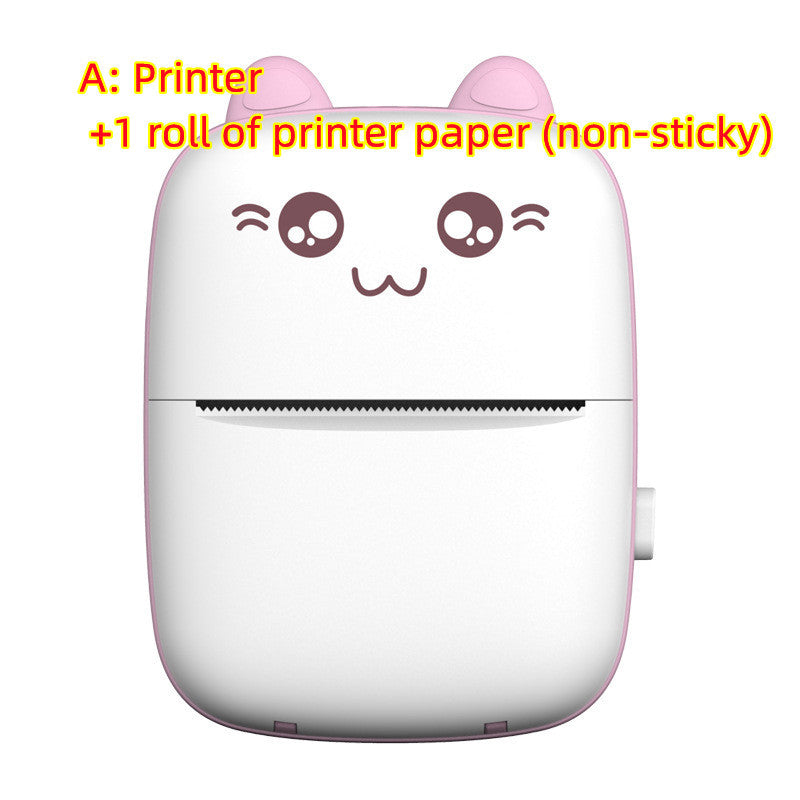 Mini Portable Bluetooth & WiFi Printer – Pocket Photo, Note & Error Label Printer for Mobile, Student Hot Print