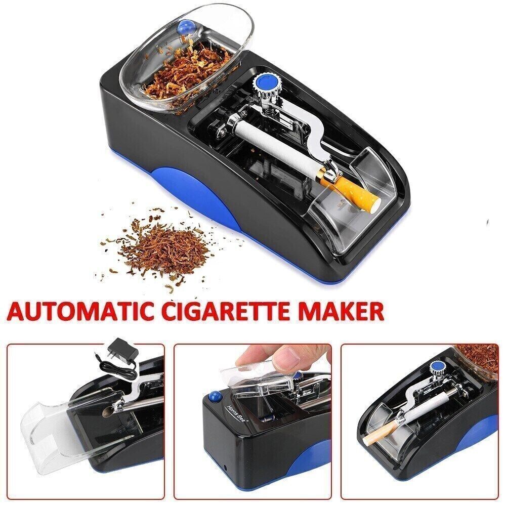 Automatic Electric Cigarette Rolling Machine – Tobacco Injector Maker, Roller Device (US Plug)
