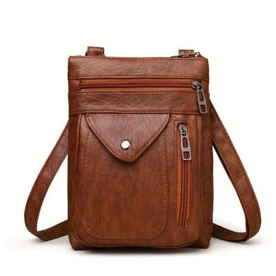 Women’s Textured Crossbody Shoulder Bag – Stylish Everyday Purse