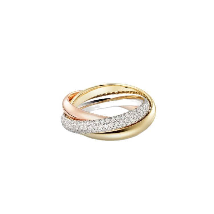 Three Full Diamond Couple Rings