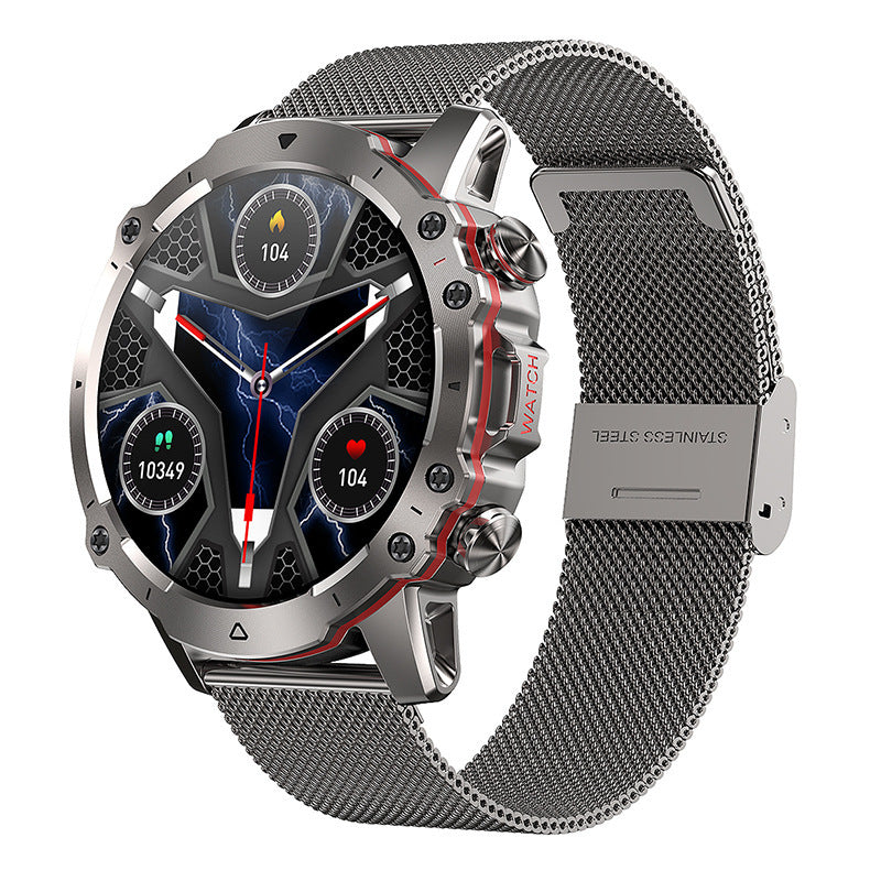 New Outdoor AK56 Bluetooth Calling Smart Watch – Waterproof Fitness Tracker with AMOLED Display