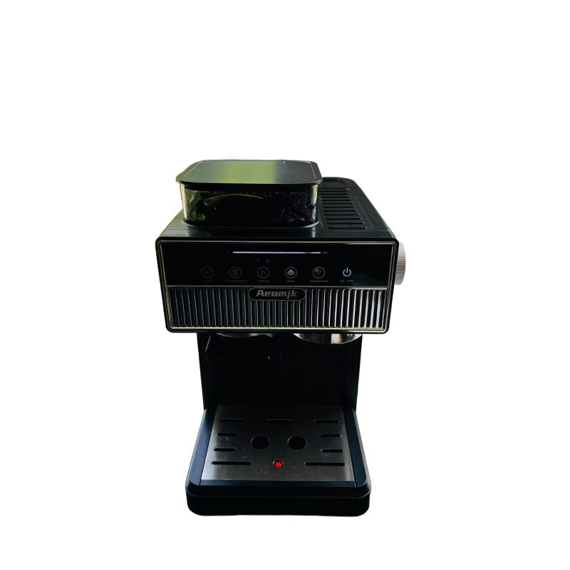 Black Coffee Machine – Automatic Drip Coffee Maker for Home & Office, Compact Brewer