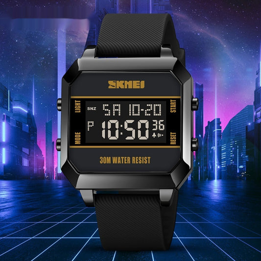 Men’s Multifunctional Sports Watch – Waterproof Chronograph with Stopwatch, Student-Friendly Digital Wristwatch