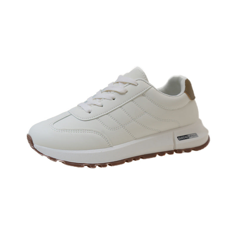 New Autumn Fashion Platform White Women’s Shoes – Trendy Casual Elevation Sneakers