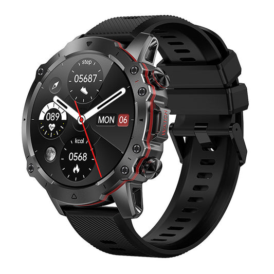 New Outdoor AK56 Bluetooth Calling Smart Watch – Waterproof Fitness Tracker with AMOLED Display