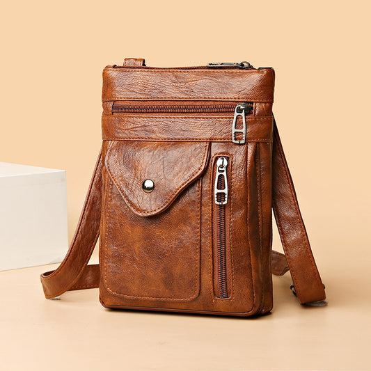 Women’s Textured Crossbody Shoulder Bag – Stylish Everyday Purse